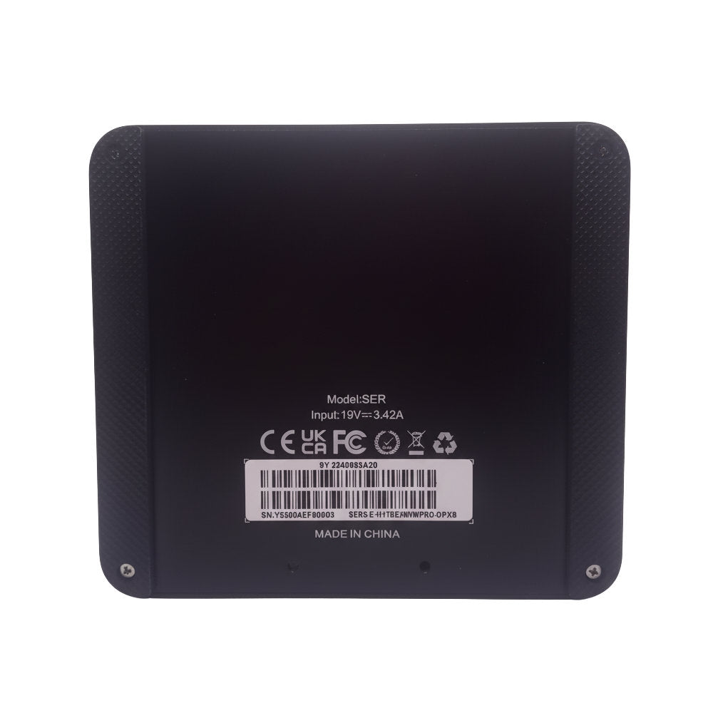 Mini PC SER5 Beelink, AMD Ryzen 5 5560U, 16GB RAM DDR4 SSD 1TB NVMe, 4K 60Hz WiFi 6, DP+HDMI/USB3.2/Tipo-C, Preto