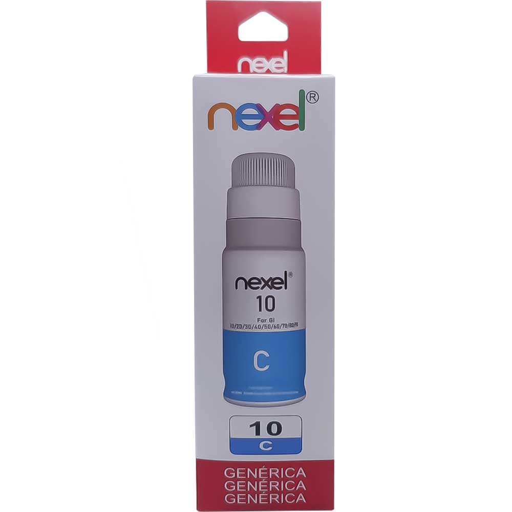 Refil De Tinta Compativel Canon Nexel Ciano C10 G5010/ G5070/ G6050/ G6060 70Ml
