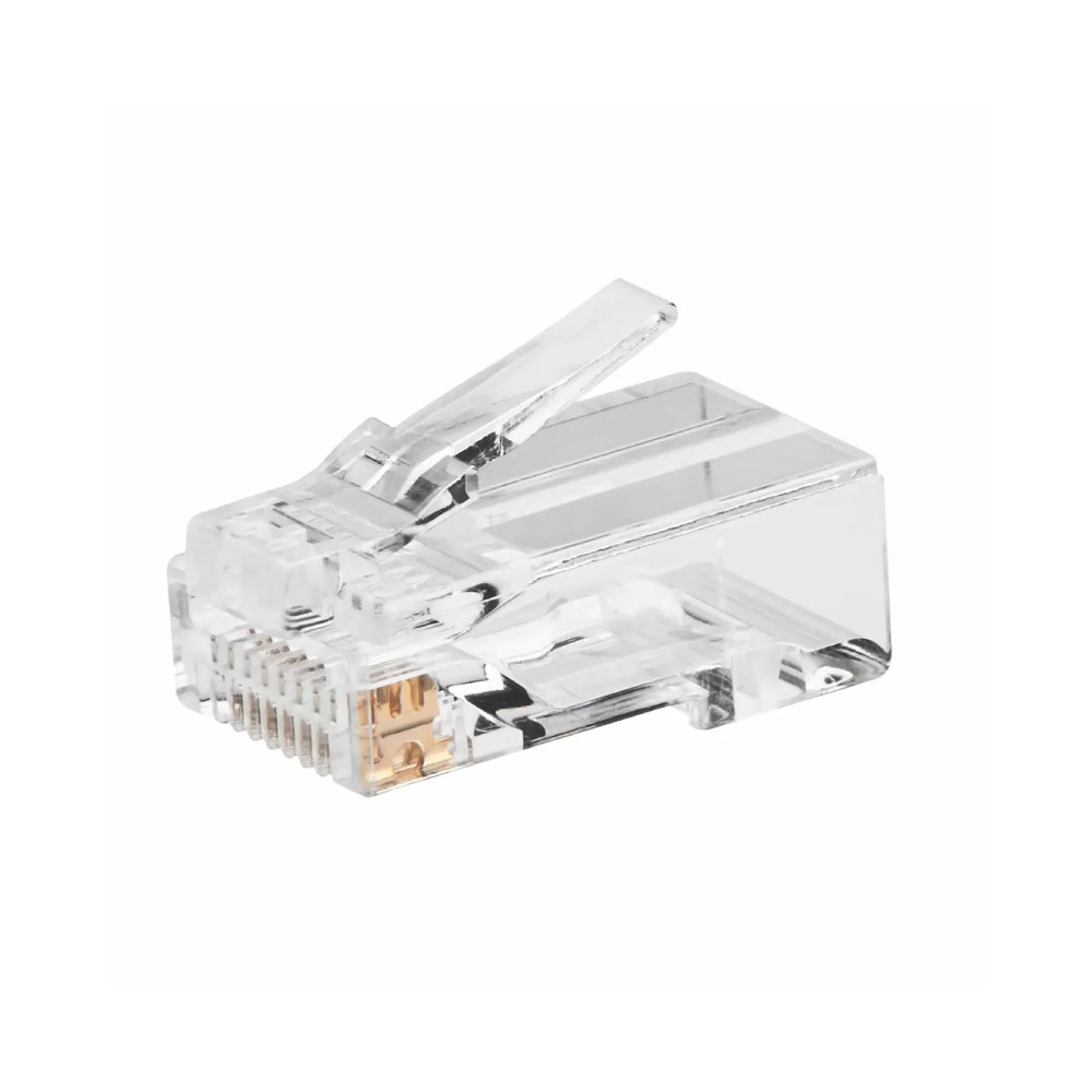 Kit Conector Modular RJ45 Cat6 Wurth 50 Unidades, Contatos Banhados a Ouro 18µm