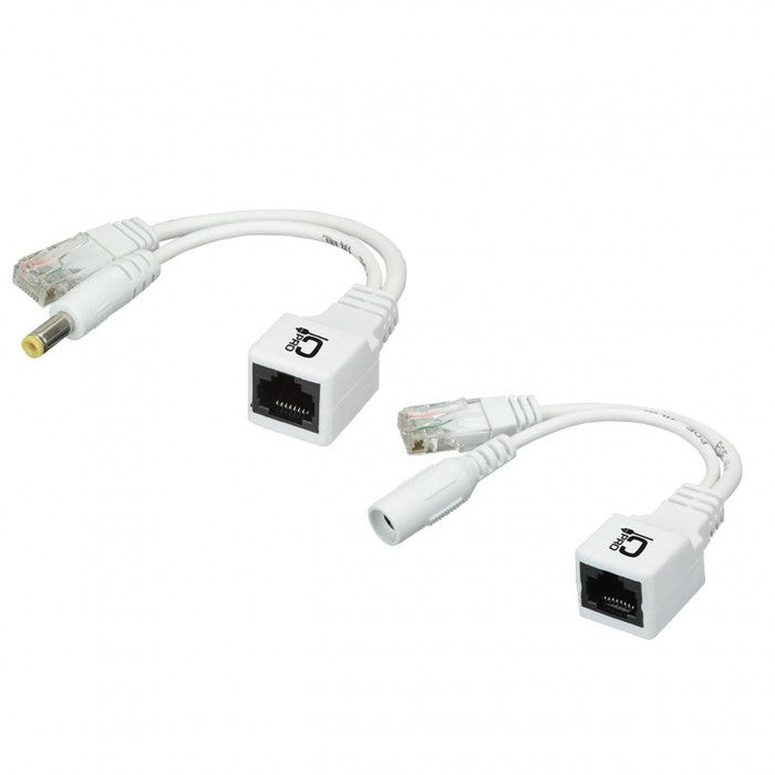 Cabo Adaptador POE Macho/Femea Branco