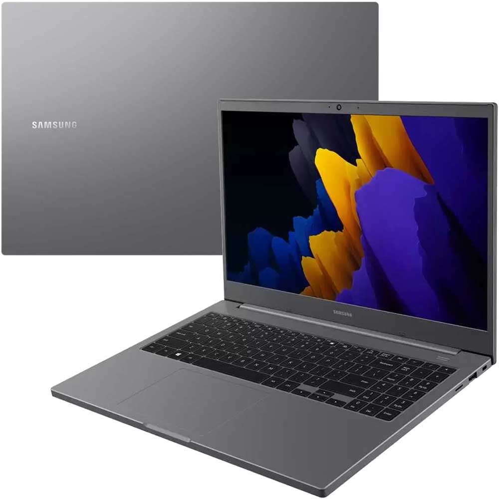 Notebook Samsung Book 11ª Ger.- Intel Core i3-1115G4-Tela 15,6