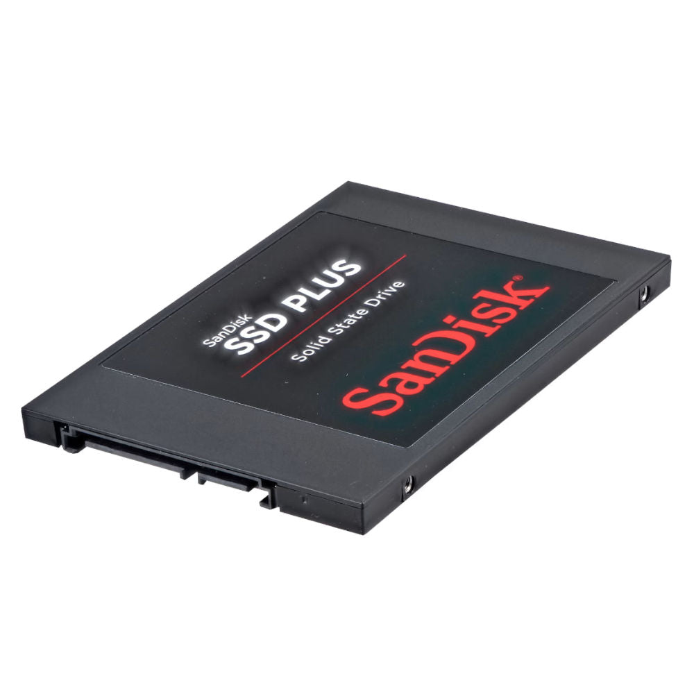 SSD SanDisk Plus 120GB SATA III 6Gb/s 2.5", Leitura 530MB/s, Gravação 400MB/s, MLC NAND SLC Cache