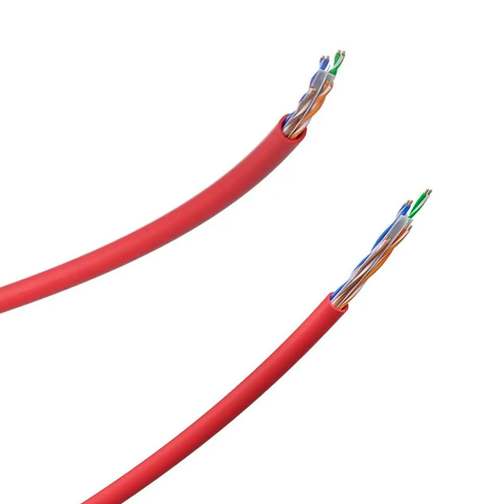 Caixa Cabo de Rede 305 Metros, Impact Giga CAT6 UTP 4P IG6CVM Intelbras - Vermelho