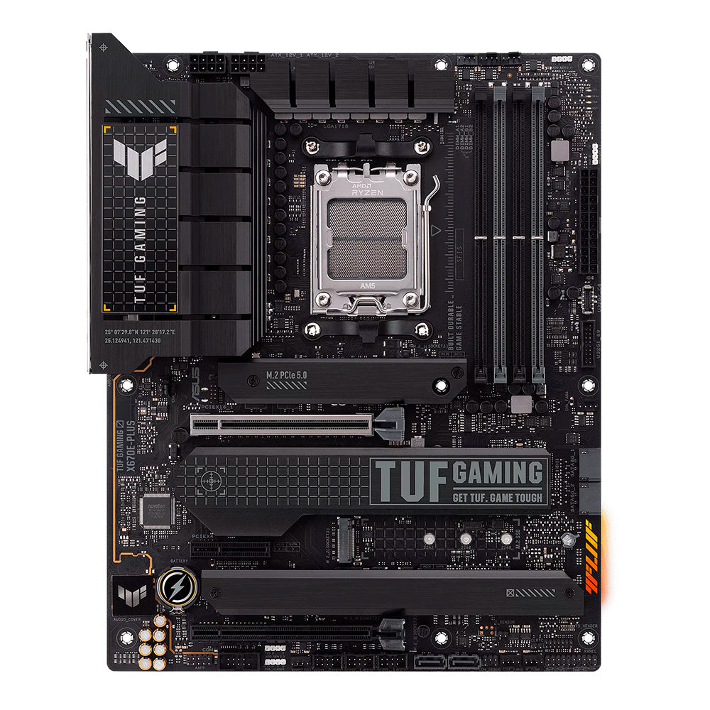 Placa Mãe Asus TUF Gaming X670E-Plus, DDR5, Socket AM5, ATX, Chipset AMD X670, TUF-GAMING-X670E-PLUS