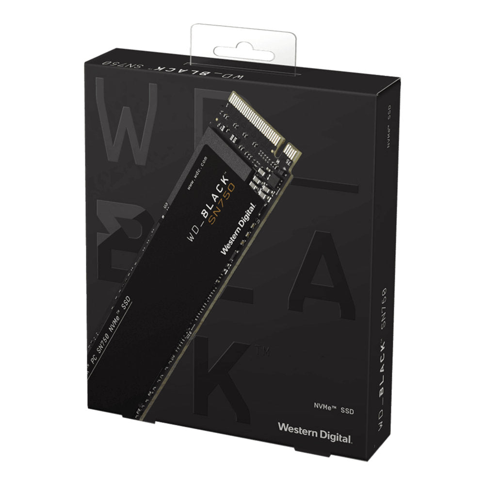 SSD M.2 NVMe WD Black SN750 250GB PCIe 3.0 Leitura 3100 Mb/s Gravação 1600 Mb/s WDS250G3X0C