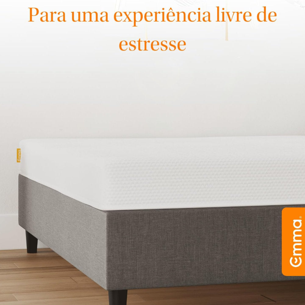 Colchão de Espuma Casa Emma Solteiro Basics Br Curly (17Cm X 1.88M X 138m)