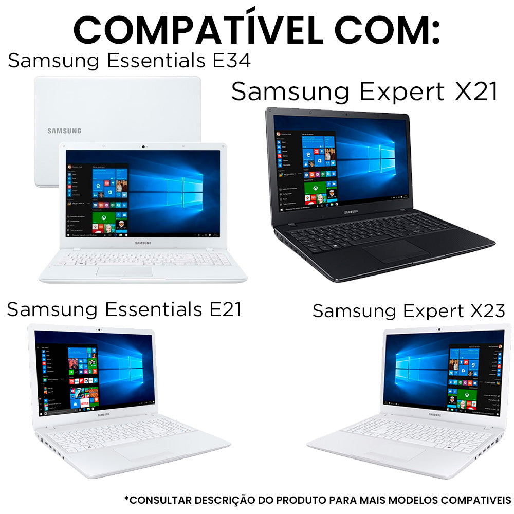 Teclado Compativel Com Samsung NP300E5K, Expert X41, Tecla 