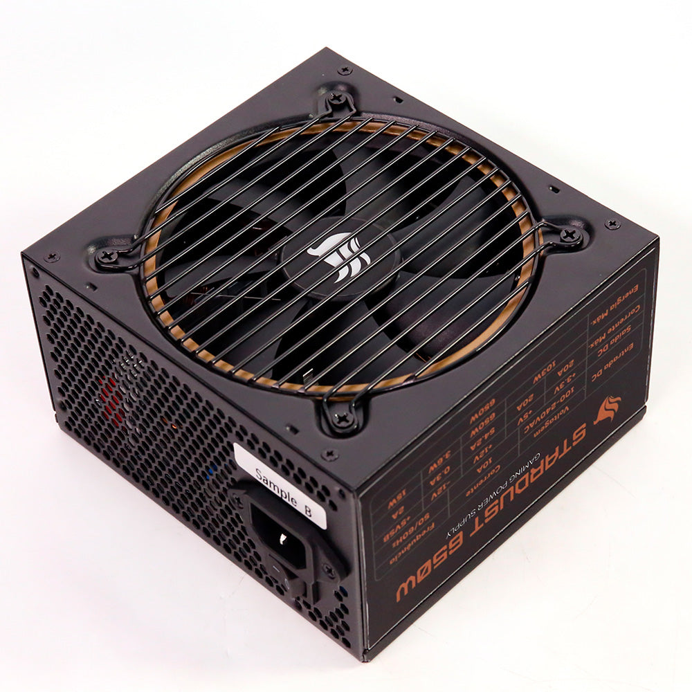 Fonte ATX V3.0 Gamer 650W Stardust Full Modular Certificação Cybenetics Bronze PFC Ativ Bivolt Automático 100-240V AC