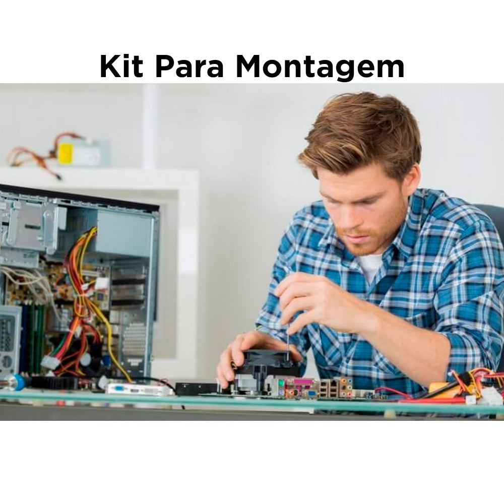Kit Para Reparo de Computador, Placa Mãe GT-H61, Processador Core i3-3220, Cooler, Memória RAM 8GB DDR3