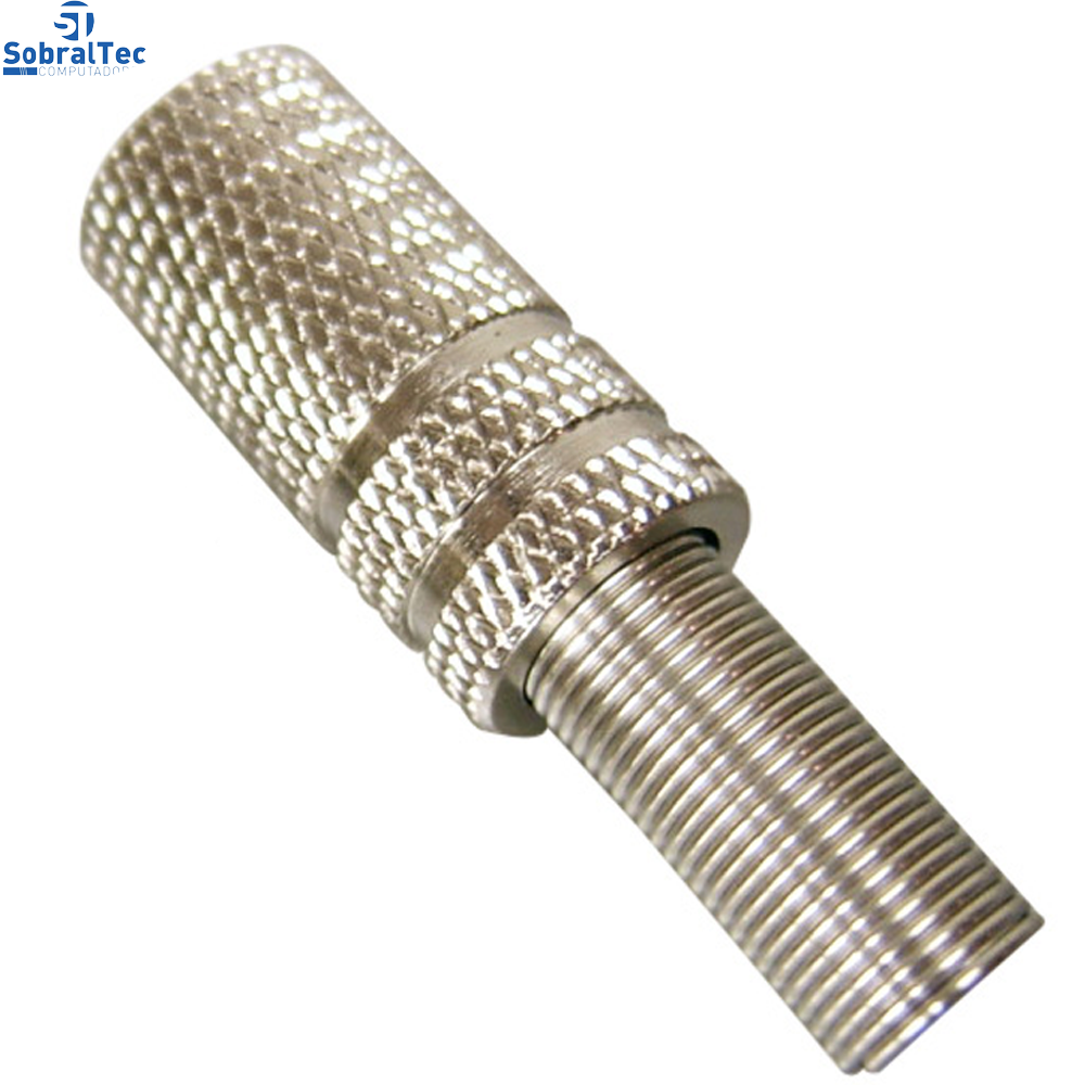 Conector Bnc Metálico Mola 4mm Parafusado