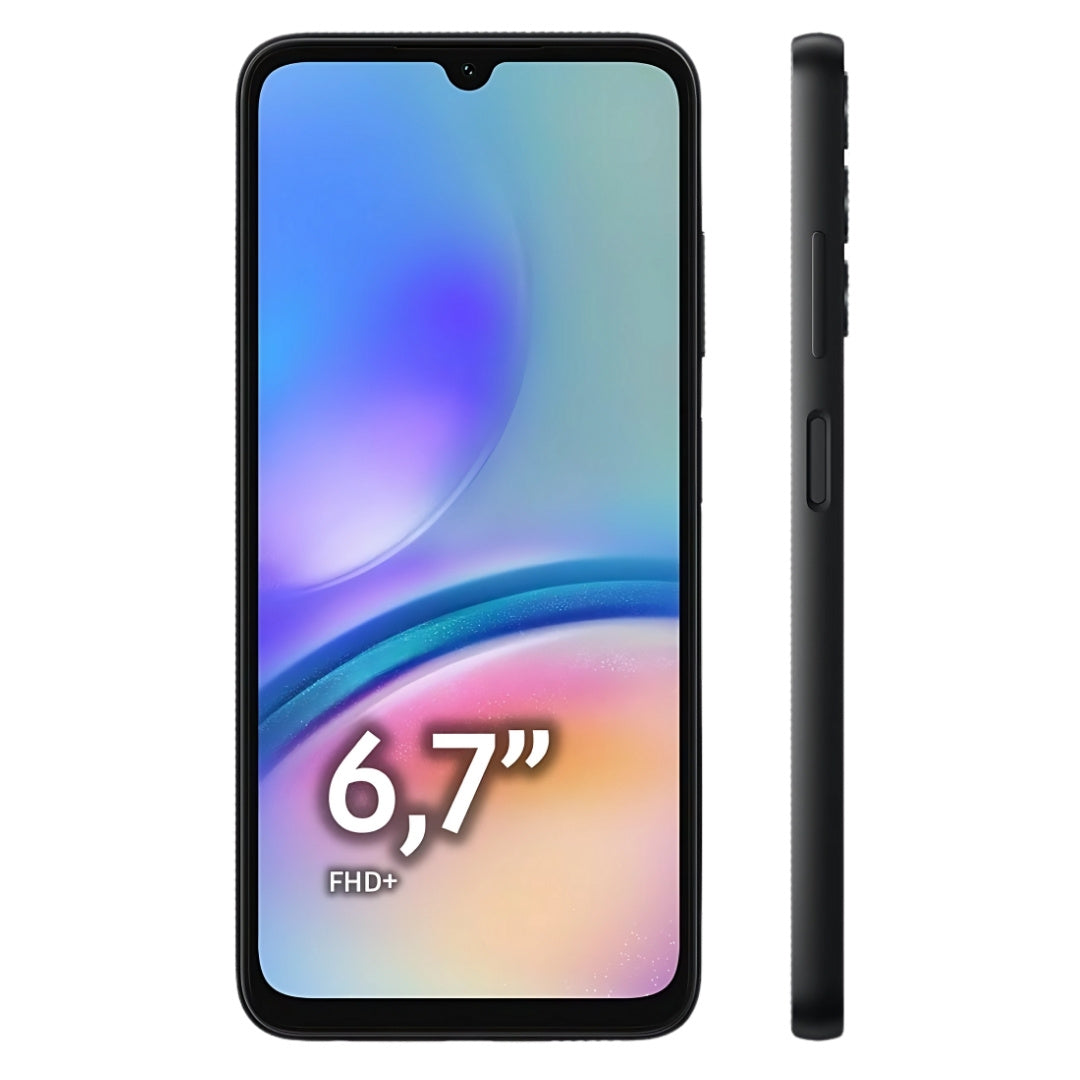 Smartphone Samsung Galaxy A05s, 128GB, 6GB, Octa-Core, Câmera Tripla de 50MP + 13MP, Tela 6.7" 90 Hz e Dual Chip - Preto