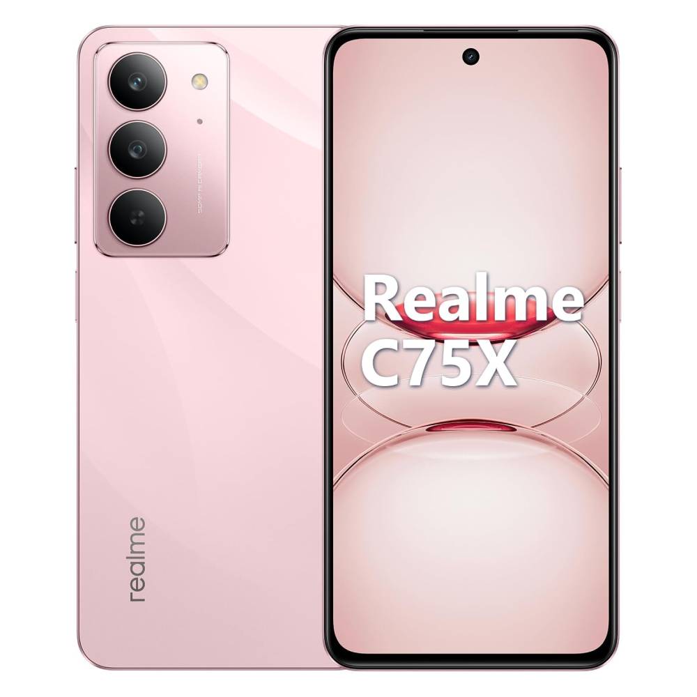 Smartphone Realme C75X 256GB 8GB Ram, Tela 6.67", Nfc Ip69 - Rosa