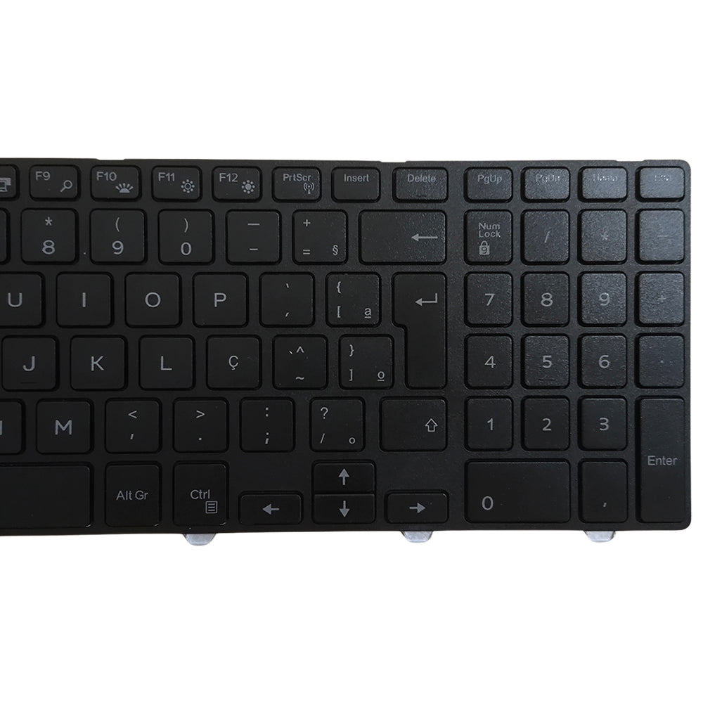 Teclado Notebook Dell Inspiron 15-5000 Series, L15-5547, L15-3542, Frame, Alfanumérico, Preto