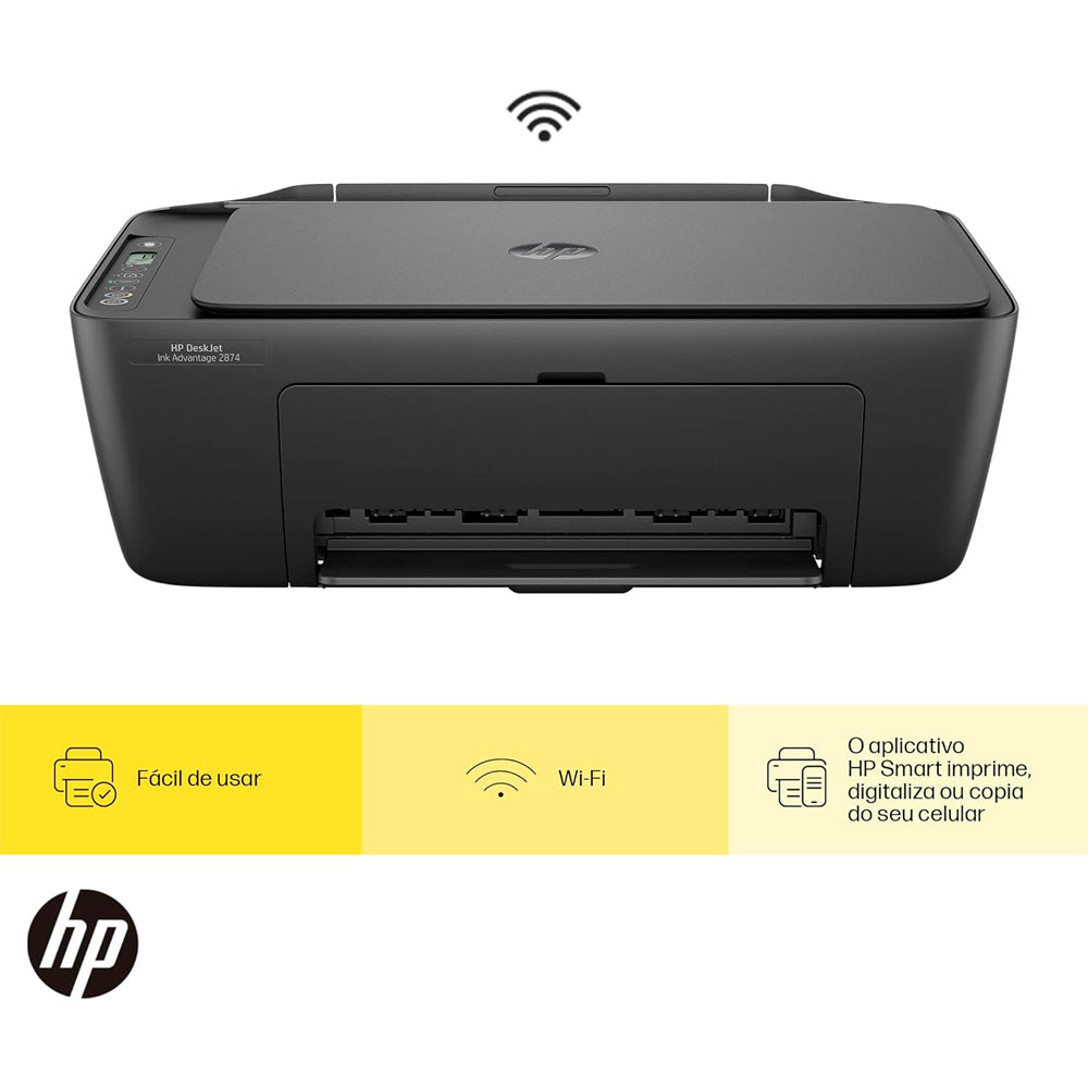 Multifuncional Jato de Tinta HP Ink Advantage 2874 6W7G2A Wi Fi
