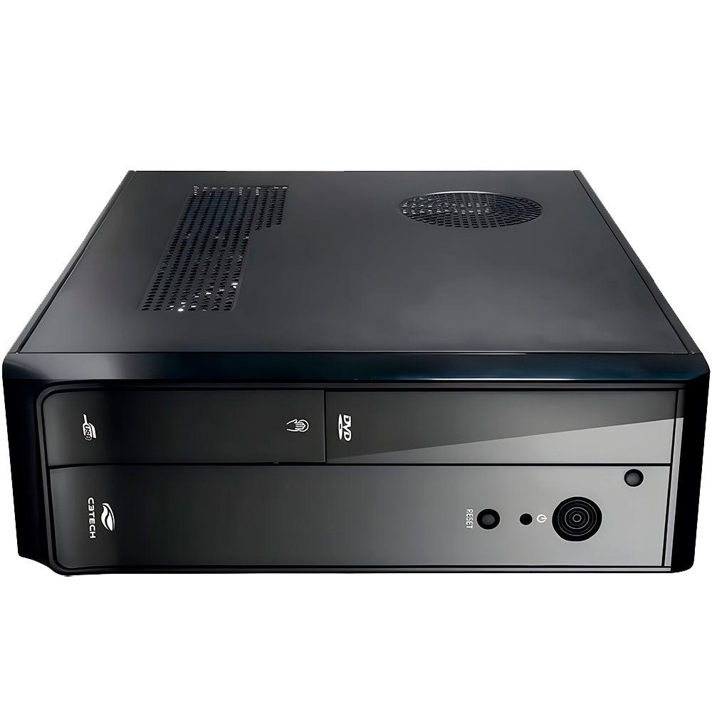 Computador Slim Core i3-2100, RAM 4GB, SSD 256GB, GAB C3Tech Slim, Windows 10, Mousepad