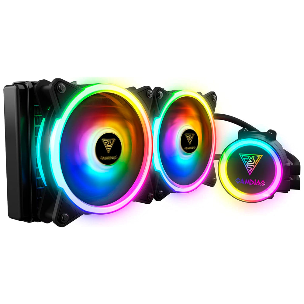 Water Cooler Gamdias Chione M2-240R, RGB, Controlador, 240mm, Intel-AMD