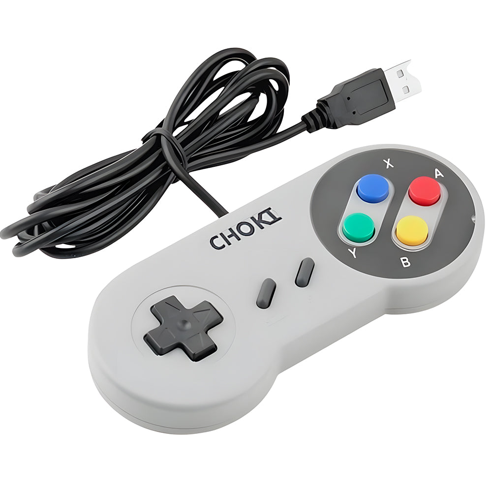 Controle USB, Super Nintendo SNES, Para Windows, Mac e Linux, Altomex, Choki-Con275