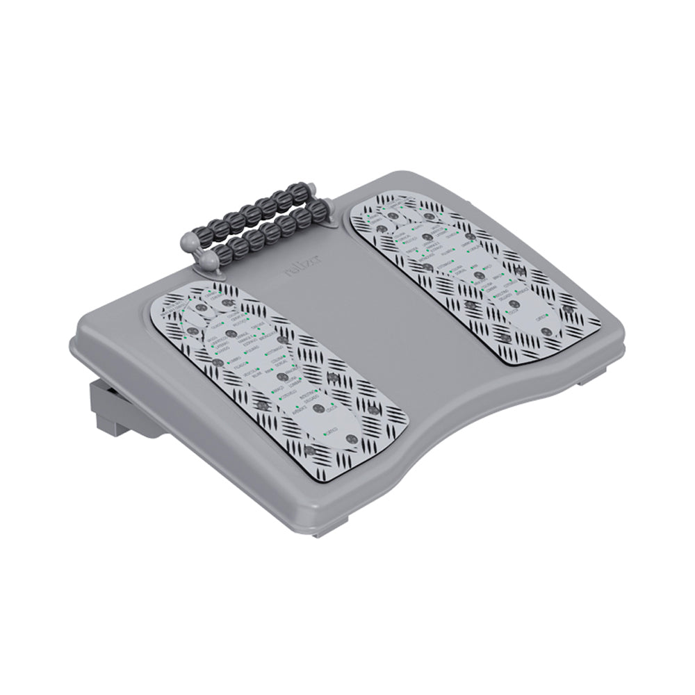 Apoio Ergonômico para Pés com Massageador Magnético, Ajustável - Reliza Ergolight