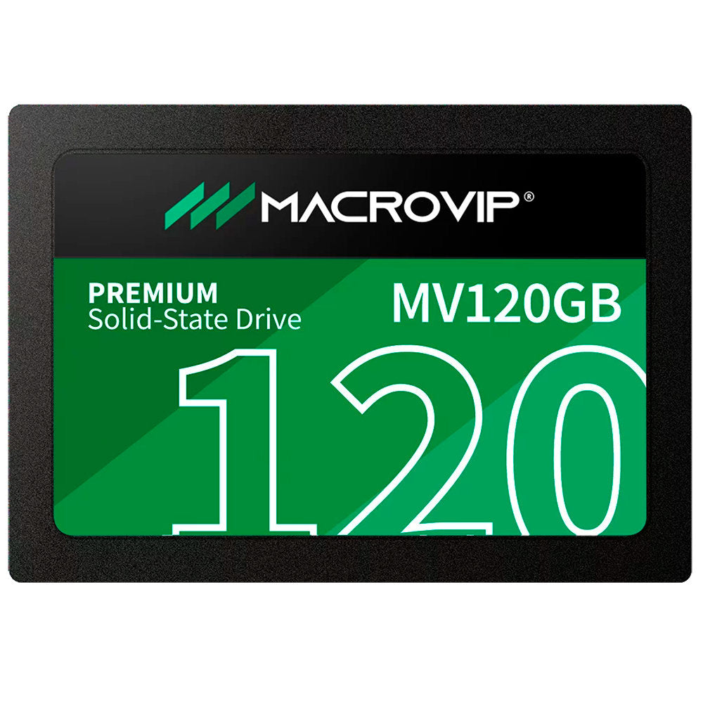 HD SSD Macrovip Premium 120GB 2.5" SATA III 6Gb/s Leitura 520Mb/s Gravação 450Mb/s - MV120GB