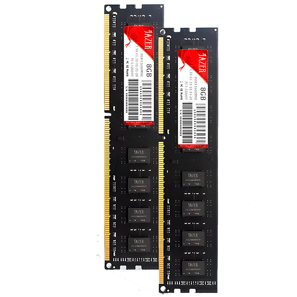 Memória RAM Desktop 8GB 1600MHz DDR3 CL11 DIMM 1.5V - Jazer