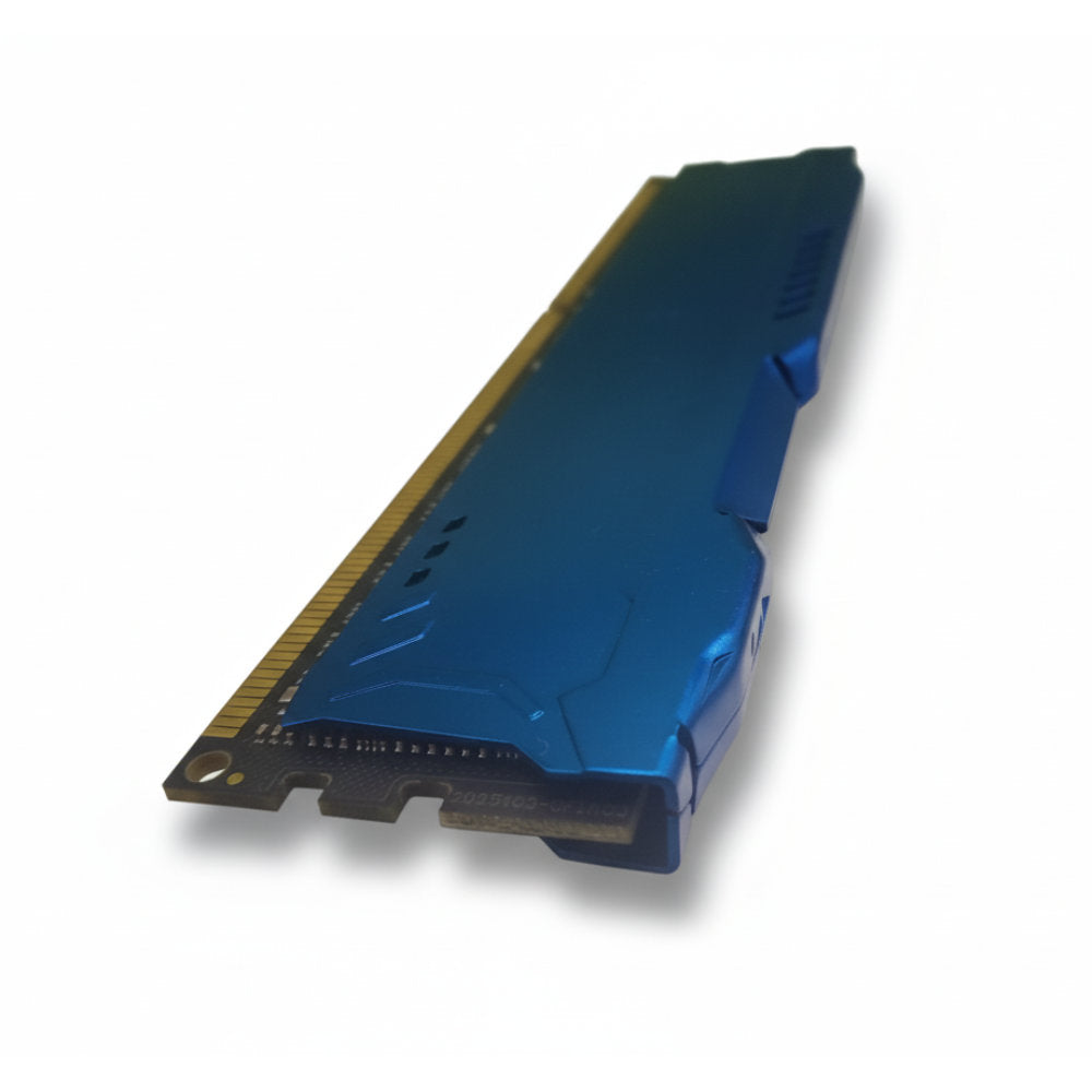 Memória RAM Gamer Desktop Atermiter 8GB 1600MHz DDR3, PC3-12800-CL11, DIMM, 1.5V, com Dissipador Azul