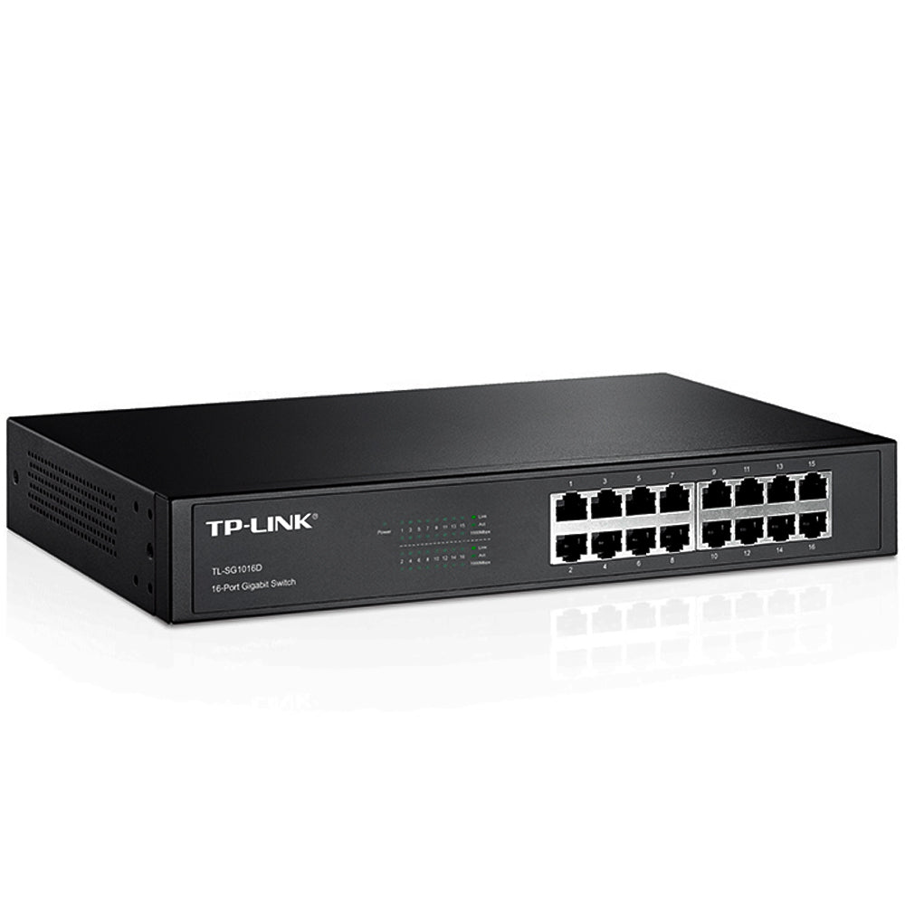 Switch 16 Portas Gigabit Tp Link TL-SG1016D 10/100/1000mbps