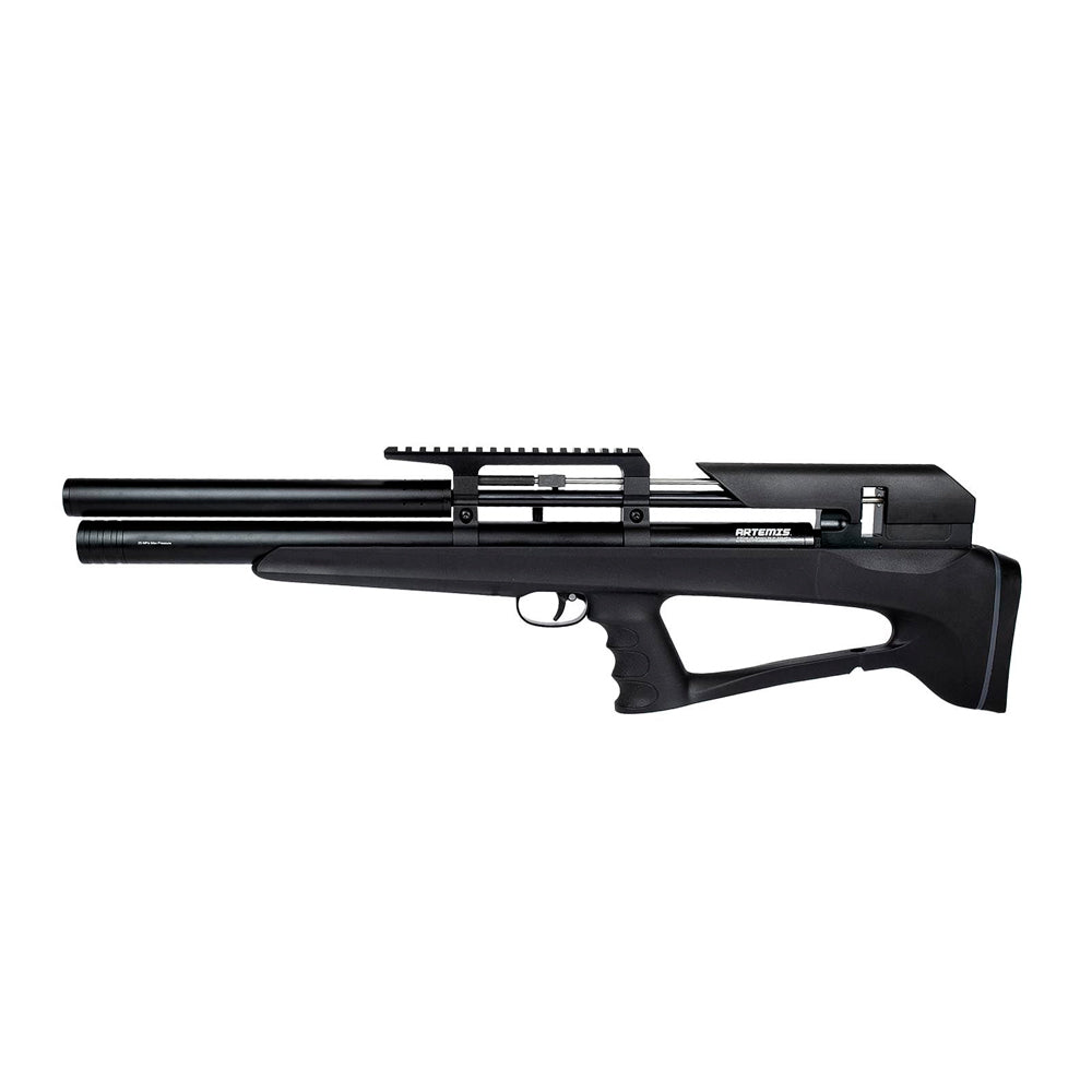 Carabina de Presso Artemis P35 Blackened 55mm PCP, Gatilho Ajustvel 900fps, Cilindro 265cc, Magazine 9 Tiros