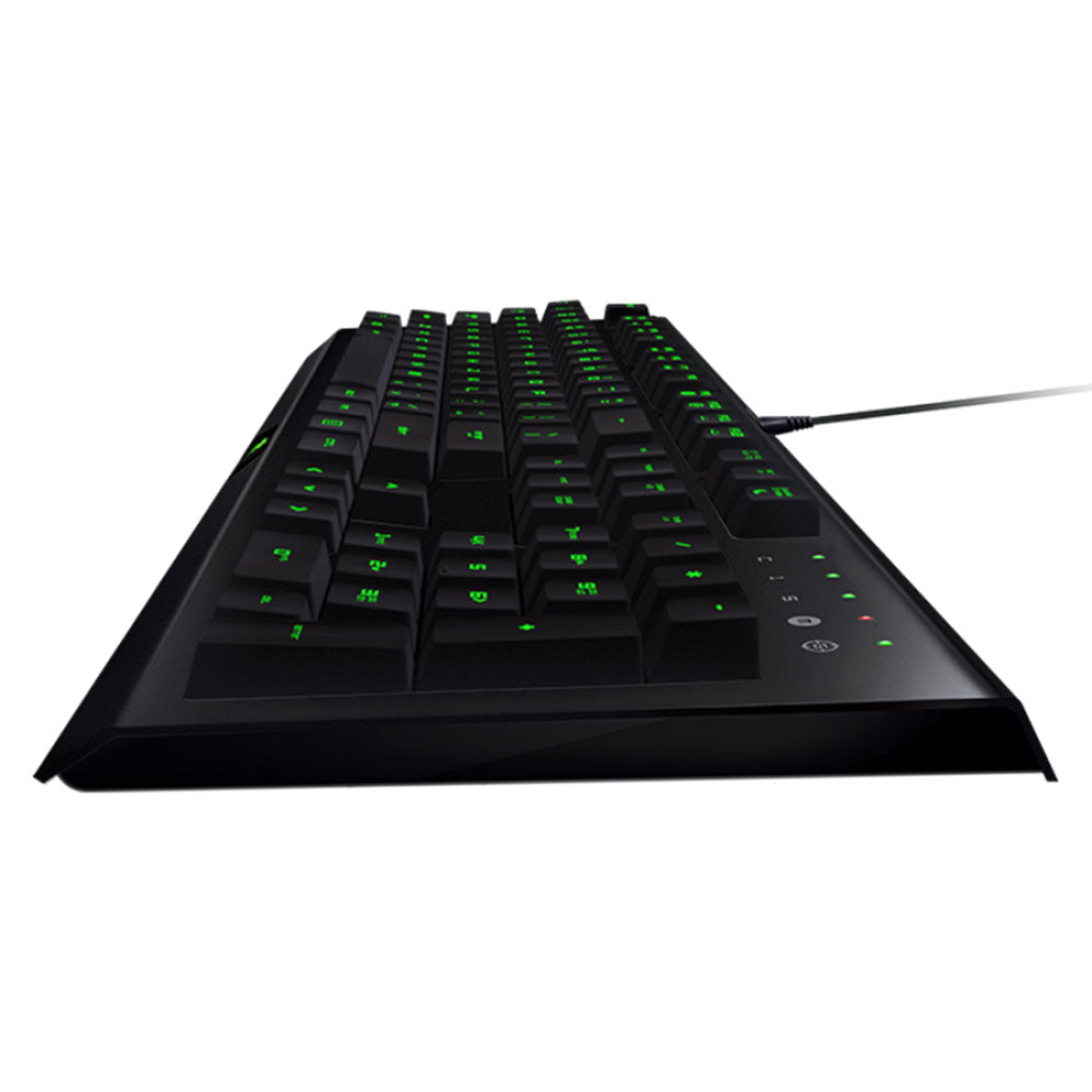 Teclado Gamer Razer Cynosa Lite RGB, Membrana, USB, Razer Chroma, Layout US ANSI, Preto, Resistente a Respingos, Preto
