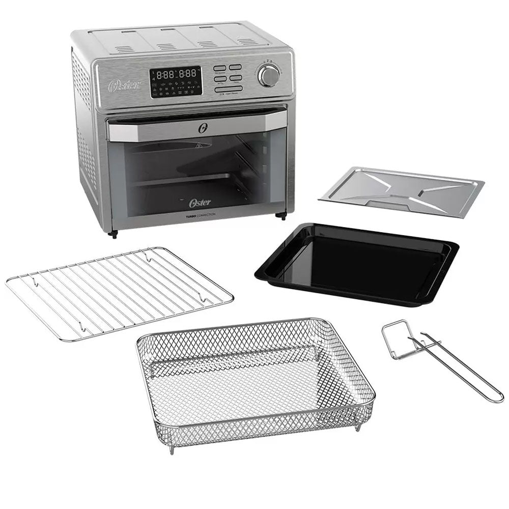 Forno e Fryer 25L Oster Multifunções 10 em 1, OFOR250-220V, Cinza