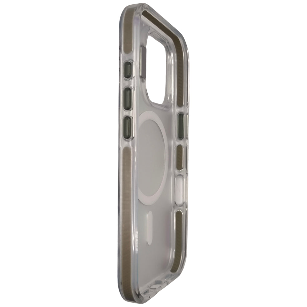 Capa Holográfica, Com Suporte Para Carregamento Magnético, Para iPhone 16 Pro