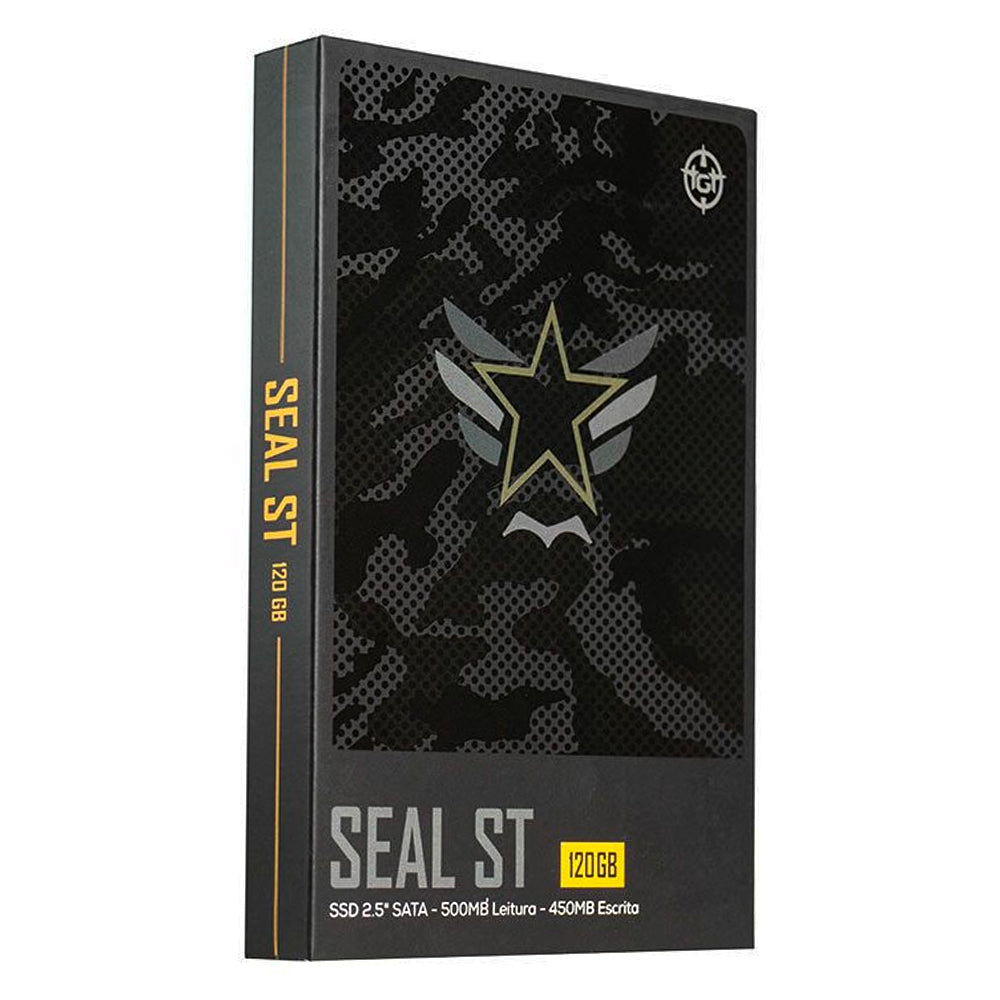 SSD 120GB TGT Seal ST, Sata III 6GB/s, Leitura 500 MB/s, Gravacao 450 MB/s, TGT-SLST-120
