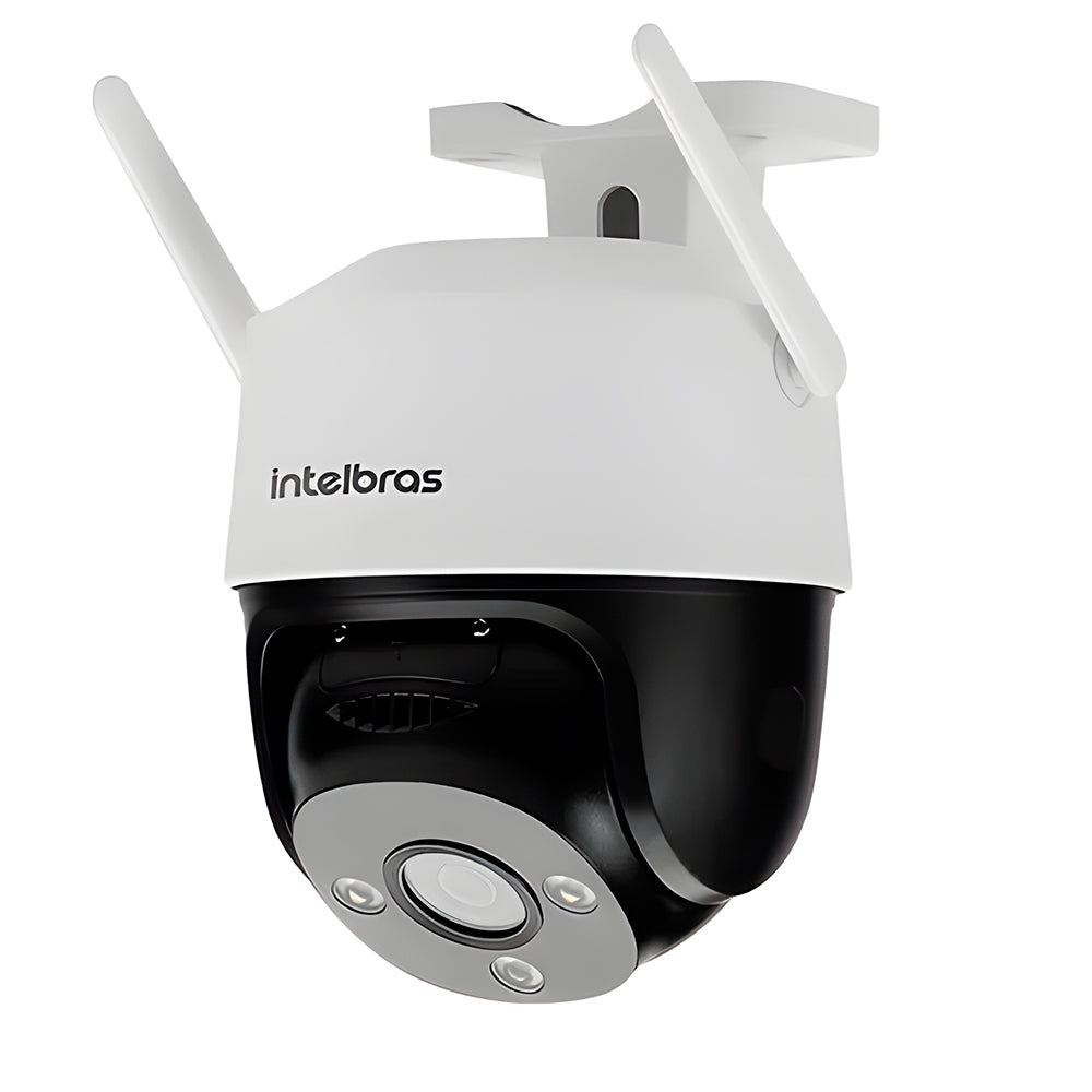 Câmera de Segurança Intelbras IP, iM7 S Full Color, Wi-Fi, Full HD, Visão 360 Graus, Mini Sped Dome, Branca