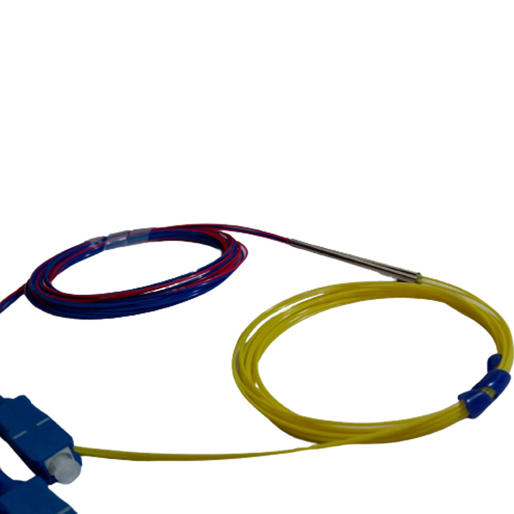 Módulo Splitter Óptico 1x2 FBT 1260-1650nm Fibra G657A1 1,5m SC/APC 50/50 Temperatura -25°C a +75°C