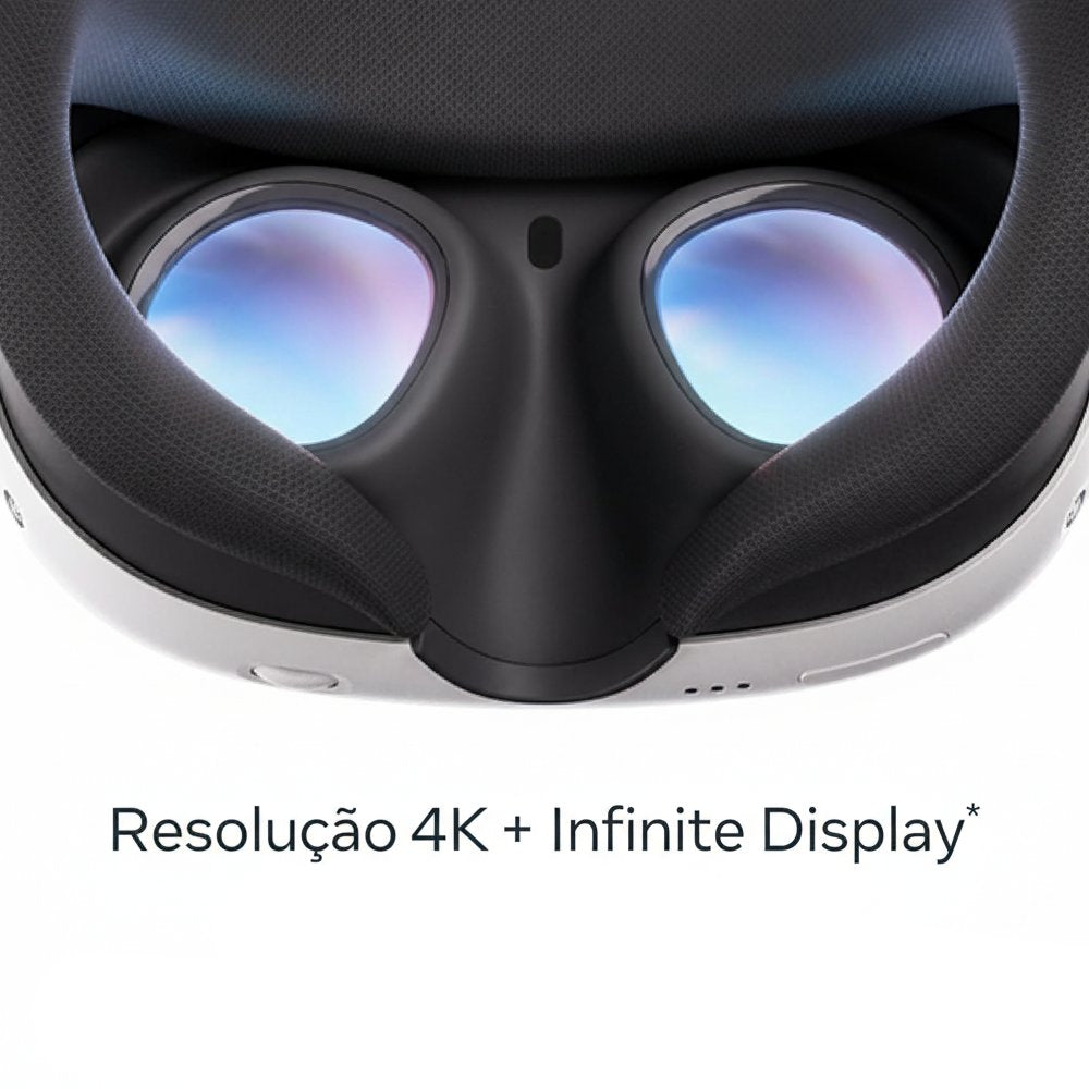 Óculos de Realidade Virtual Meta Quest 3 512GB 4K Com Arkham Shadow Incluso