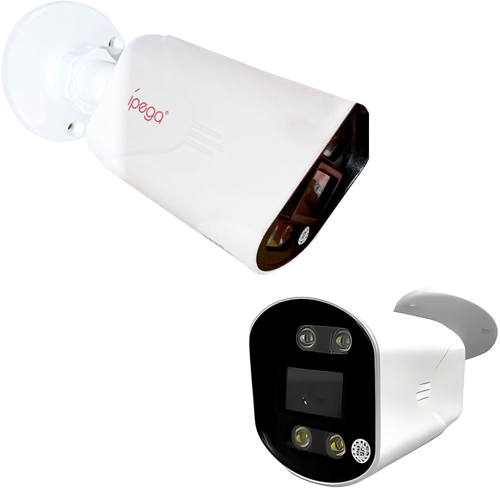 Camera de Segurança IP PoE 52v Lente 3.6mm 4MP Infra Vermelho Bulet CA239 Ipega