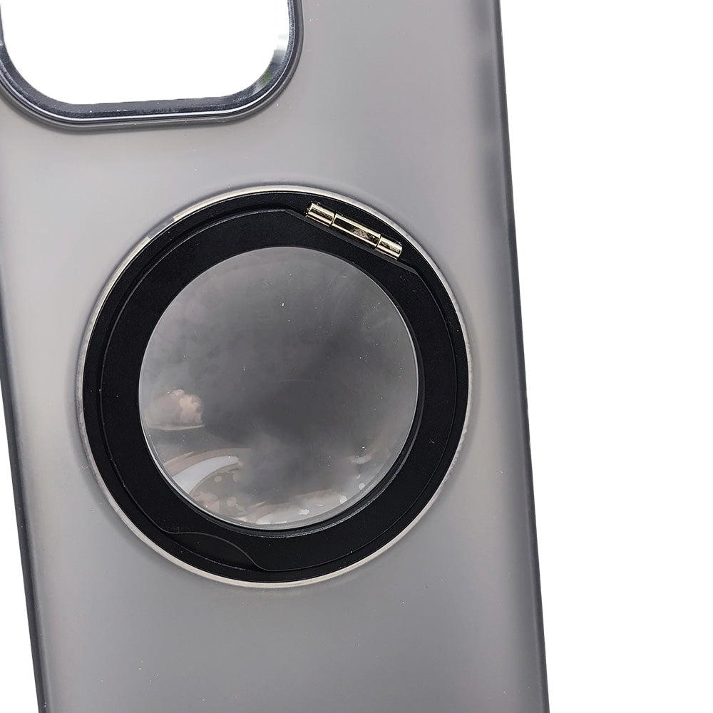 Capa Para iPhone 15 Pro Max, Suporte Para Carregamento Magnético, Preto, BGM