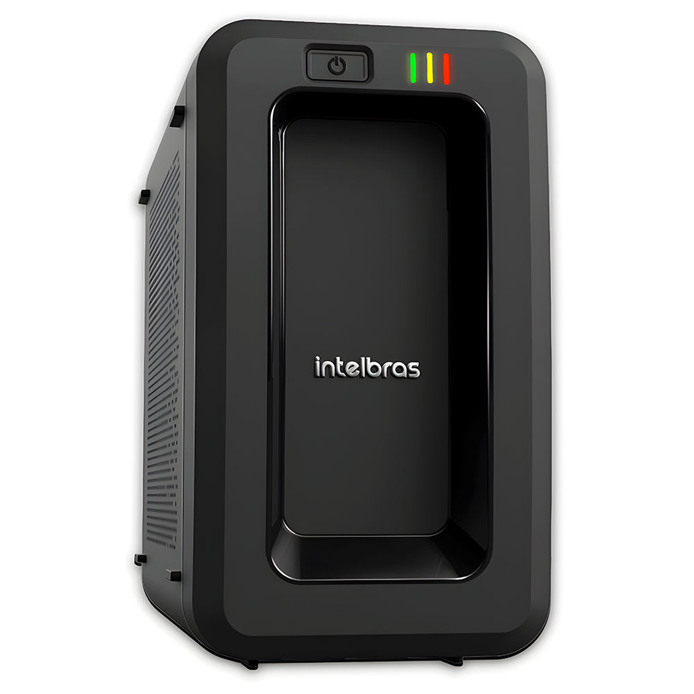 Nobreak Intelbras ATTIV 700VA, Semi Senoidal, Bivolt, 4 Tomadas de Saída, Com Bateria, Preto