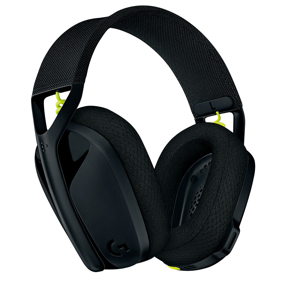 Headset Gamer Sem Fio Logitech G435, Lightspeed e Bluetooth, Dolby Atmos, USB, PC, PS4, PS5, Mobile, Drivers 40mm, Preto