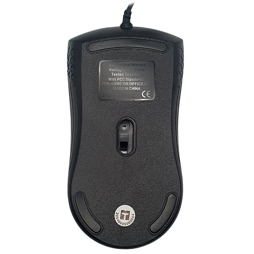 Mouse Gamer Colmeia USB, 1.600 DPI, LED RGB Multicores, Ultra Leve, Preto, Exbom - MS-C32