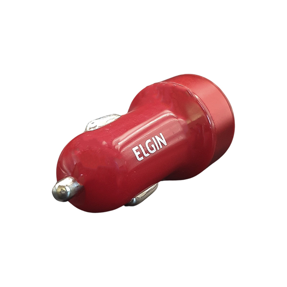 Carregador Veicular 2 Saidas Usb Elgin 46RCV2USBVDS Vermelho