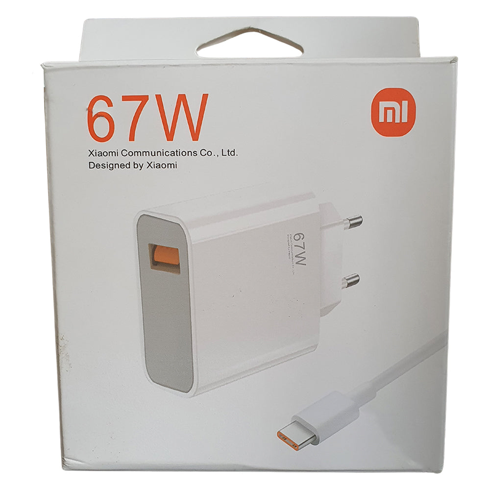Carregador Xiaomi MI 67W Com Cabo De Dados Tipo C Turbo, Para Mi 12T 11T Pro Redmi Note 10, 11 E 12 Pro
