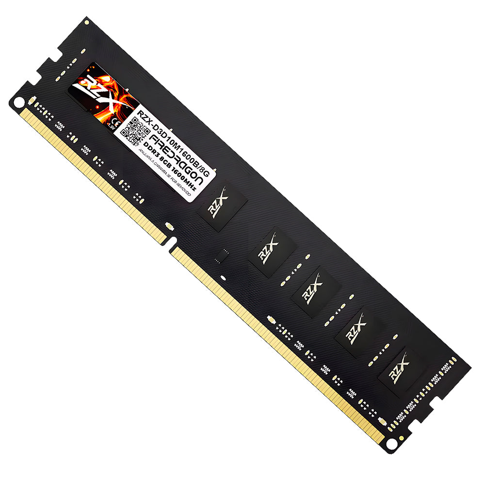 Memória RAM Gamer Desktop 8GB 1600MHz 1.5V DDR3 FireDragon - RZX