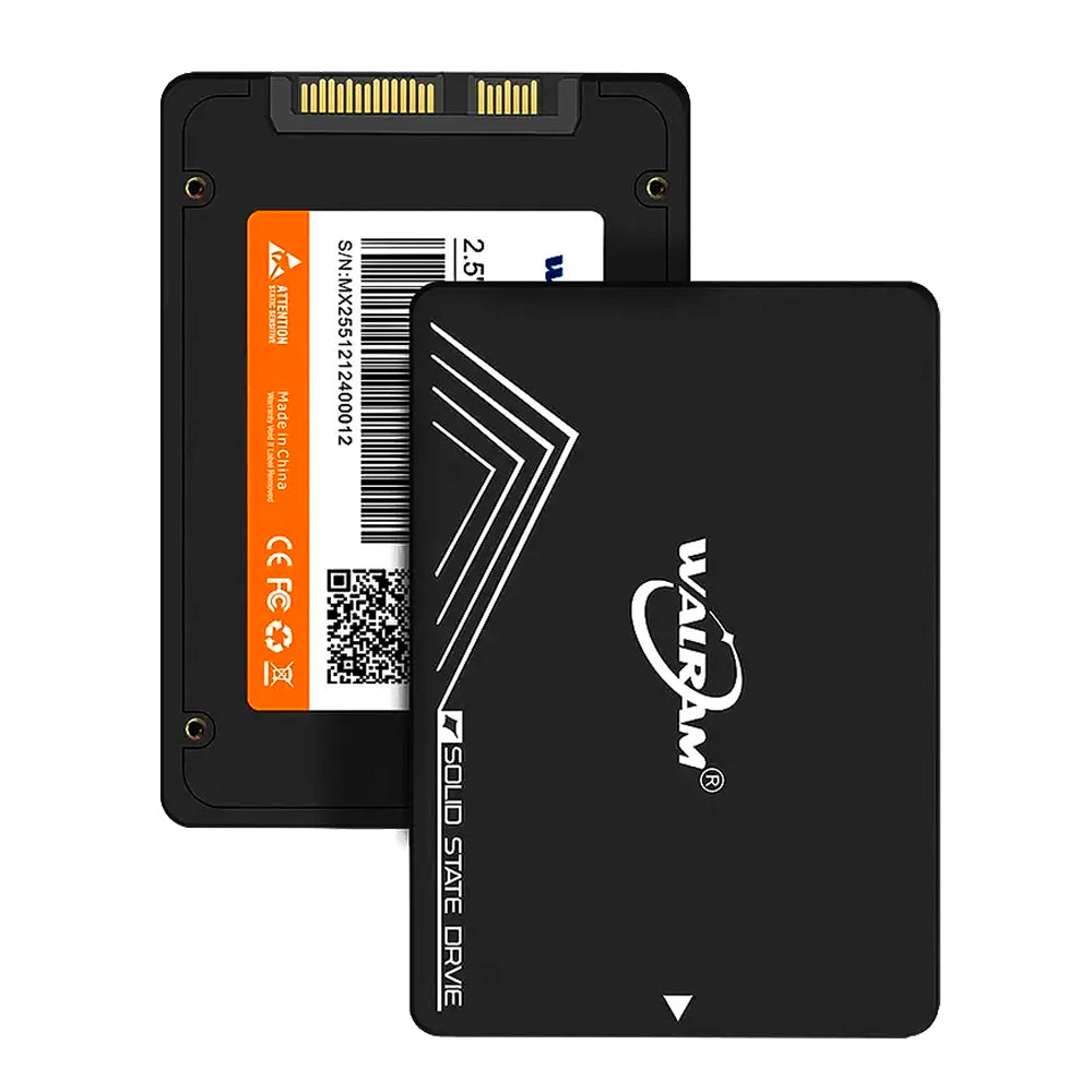 HD SSD Walram 256GB 560Mb/s De Leitura 500Mb/s Escrita 3D Nand