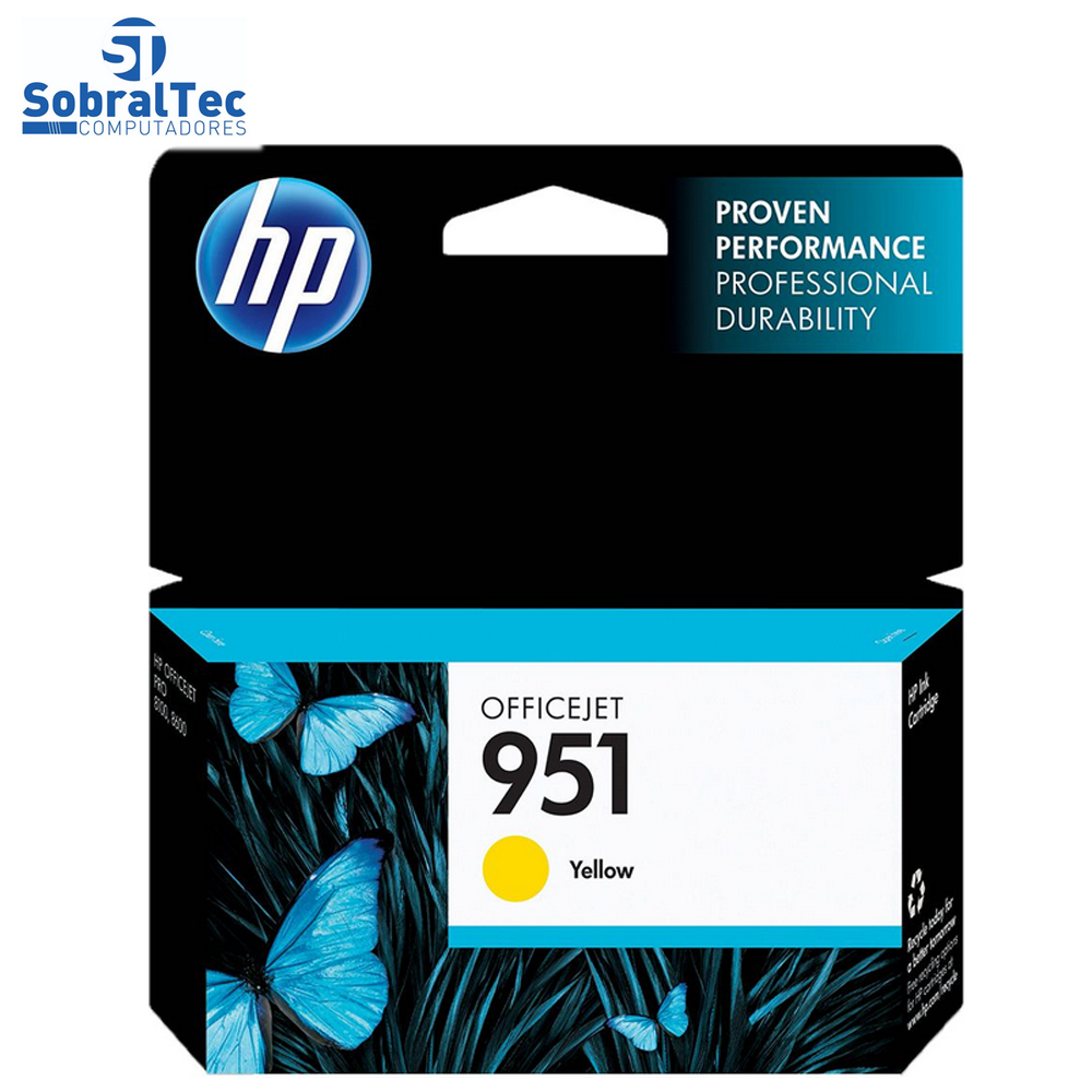 Cartucho hp 951 Amarelo Cn052al