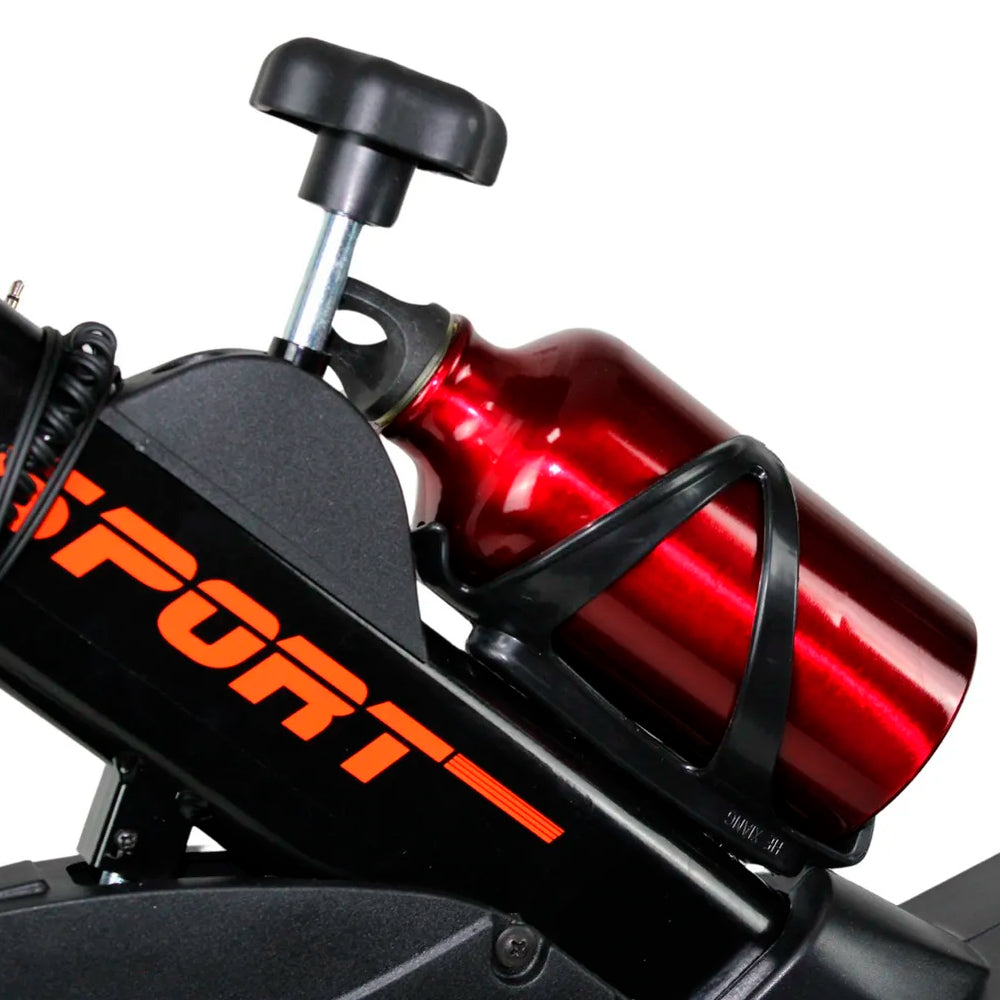 Bicicleta Ergométrica Silenciosa Nakasaki NK7102P Vertical, Modelo Fitneess Spinning Profissional 120kg - Preto