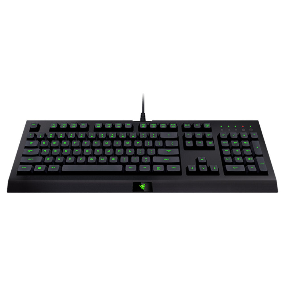 Teclado Gamer Razer Cynosa Lite RGB, Membrana, USB, Razer Chroma, Layout US ANSI, Preto, Resistente a Respingos, Preto