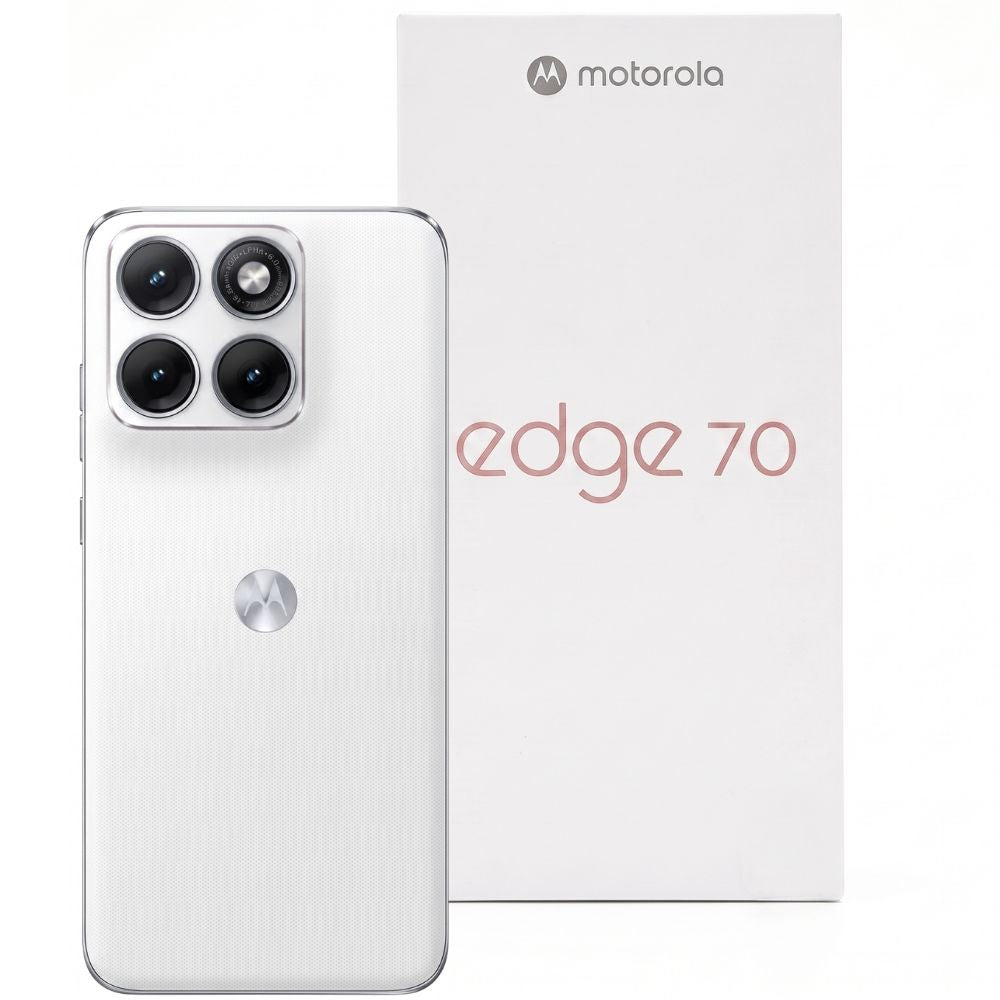 Smartphone Motorola Edge 70 Fusion  5G 256GB, 8GB RAM, Câmera 50MP Sony Lytia 710  - Branco