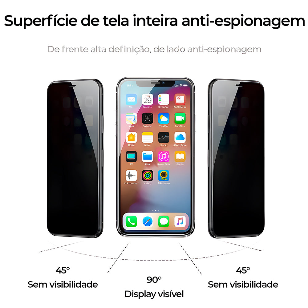 Pelicula Protetora de Tela, Ceramica Fosca, Para iPhone 12 / 12 Pro