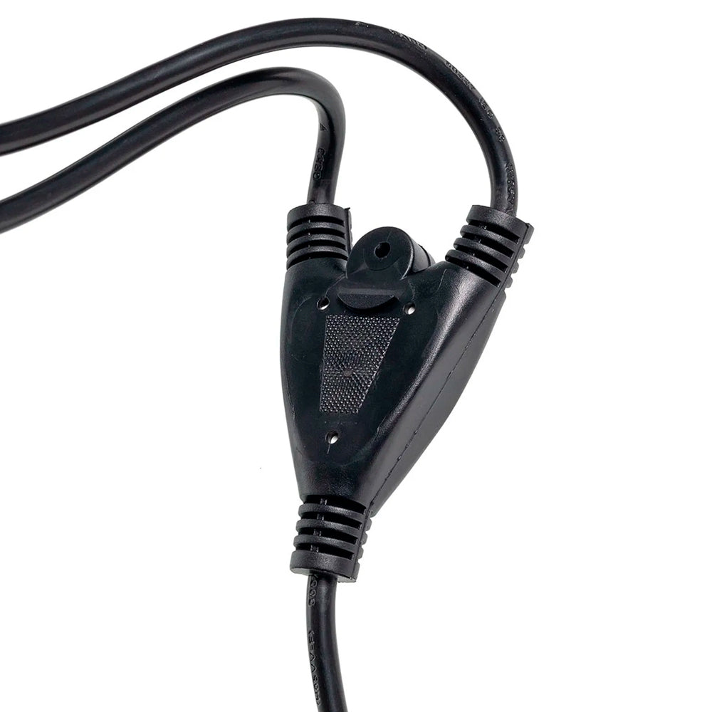 Cabo de Força Tripolar 3 Metros Y 1 Macho e 2 Fêmeas - Preto