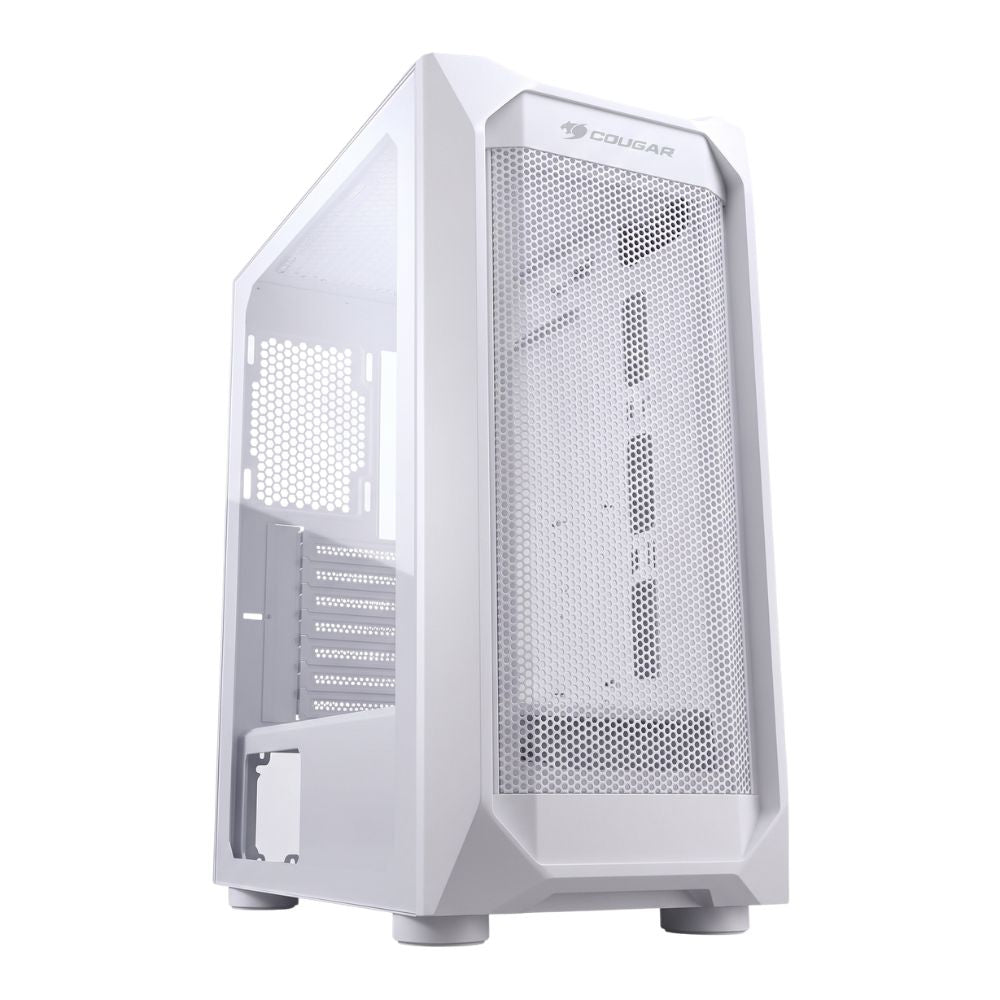 Gabinete Gamer Cougar MX410-G Suporte Atx/MaTX//Mini-ITX Com Lateral de Vidro - Branco